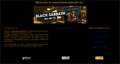 Desktop Screenshot of black-sabbath.de
